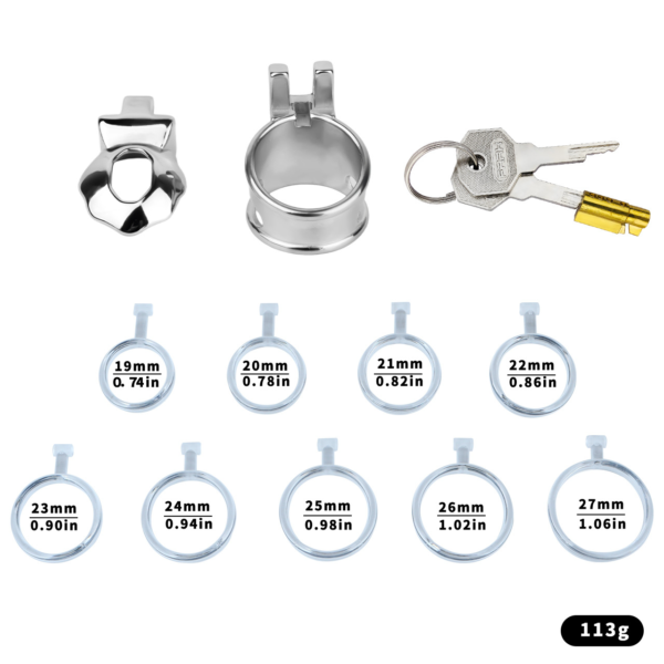 Flat Glans Chastity Lock — image 2 Flat Glans Chastity Lock — product image 2