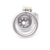 Stainless Steel Round Cock Cage with Urinary Catheter — product image 4