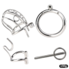 Stainless Steel PA Chastity Cage with Adjustable Strap — product image 22
