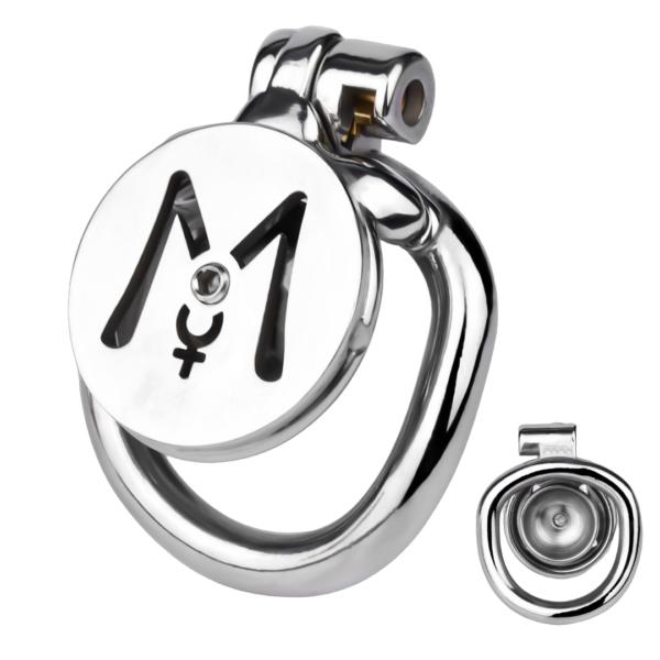 Master Flat Chastity Cage with Removable Dome Cover — product image 1